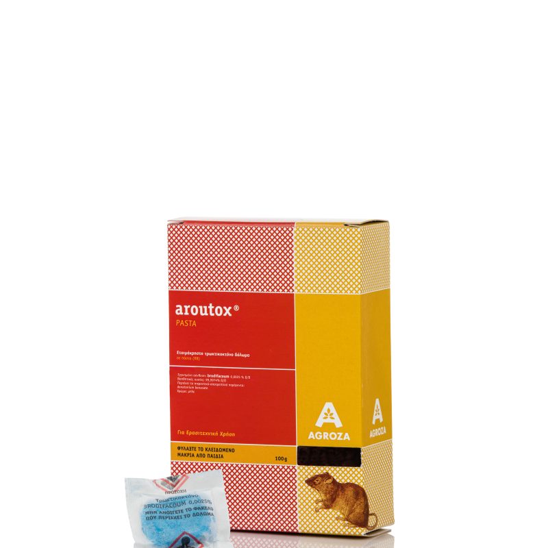 Ποντικοφάρμακα Aroutox pasta κουτί 100gr 6-NV-106