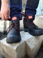 Μποτάκι δερμάτινο S3 αδιάβροχο μαύρο Νο.38 BSH102 - Image 10