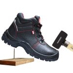 Μποτάκι δερμάτινο S3 αδιάβροχο μαύρο Νο.38 BSH102 - Image 3