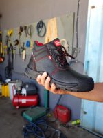 Μποτάκι δερμάτινο S3 αδιάβροχο μαύρο Νο.38 BSH102 - Image 5