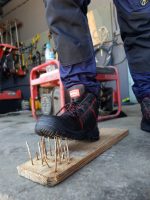 Μποτάκι δερμάτινο S3 αδιάβροχο μαύρο Νο.38 BSH102 - Image 8