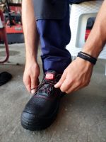 Παπούτσι δερμάτινο χωρίς προστασία Ν-39 O2 SRC μαύρο BWL102 - Image 2