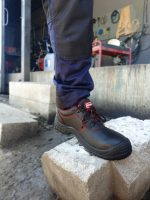 Παπούτσι δερμάτινο χωρίς προστασία Ν-39 O2 SRC μαύρο BWL102 - Image 4