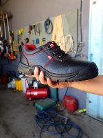 Παπούτσι δερμάτινο χωρίς προστασία Ν-39 O2 SRC μαύρο BWL102 - Image 6