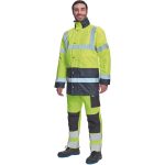 ΜΠΟΥΦΑΝ ΕΡΓΑΣΙΑΣ ΑΔΙΑΒΡΟΧΟ ΨΥΧΟΥΣ SEFTON ΚΙΤΡΙΝΟ ΥΨΗΛΗΣ ΕΥΚΡΙΝΕΙΑΣ POLY/PU 160 g/m² XXXL - Image 4