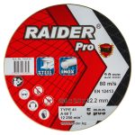 RAIDER Τροχός κοπής inox A60T 230*2.0*22.2mm σε μεταλικό κουτί 160159 (τιμή/τεμ) - Image 3
