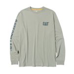 CAT Μπλουζάκι μακρυμάνικο trademark tee πράσινο XL 1510034