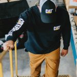 CAT Μπλουζάκι μακρυμάνικο trademark tee μαύρο 2XL 1510034 - Image 3