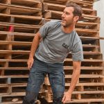 CAT Μπλουζάκι κοντομάνικο γκρι trademark tee 2XL W05324 - Image 4