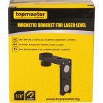 TOP MASTER Βάση στήριξης μαγνητική για αλφάδι laser 279915 - Image 3